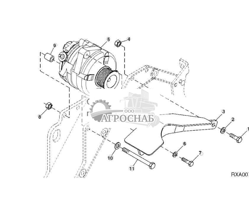 ALTERNATOR BRACKET (9620) 
